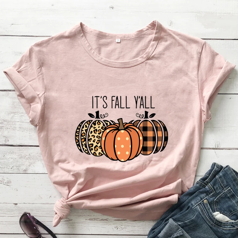 Цветная футболка с надписью It's Fall you, Милая футболка с тыквой на сезон осень, топ, винтажная женская футболка на День Благодарения, праздники
Цветная футболка с надписью It's Fall you, Милая футболка с тыквой на сезон осень, топ, винтажная женская футболка на День Благодарения, праздники