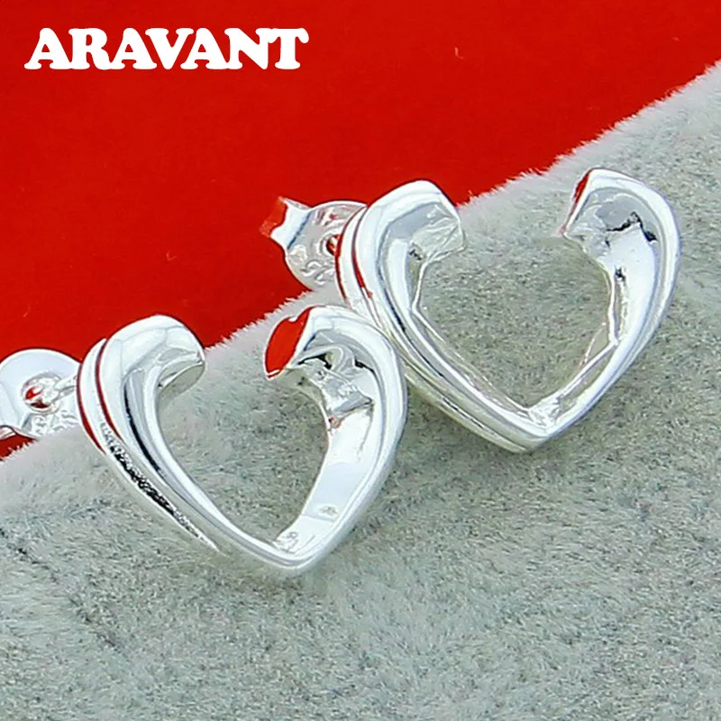 New Arrival 925 Silver Hollow Open Heart Earring For Women Wedding Jewelry Praty Gifts
New Arrival 925 Silver Hollow Open Heart Earring For Women Wedding Jewelry Praty Gifts