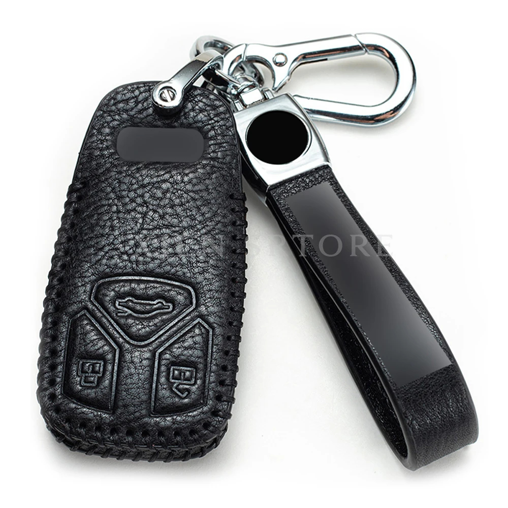 Classic Leather Key Case Cover Smart Remote Protector Bag Keychain Holder Skin For Audi A5 A6 S3 TT B9 Q5 Q7 Accessories
Classic Leather Key Case Cover Smart Remote Protector Bag Keychain Holder Skin For Audi A5 A6 S3 TT B9 Q5 Q7 Accessories