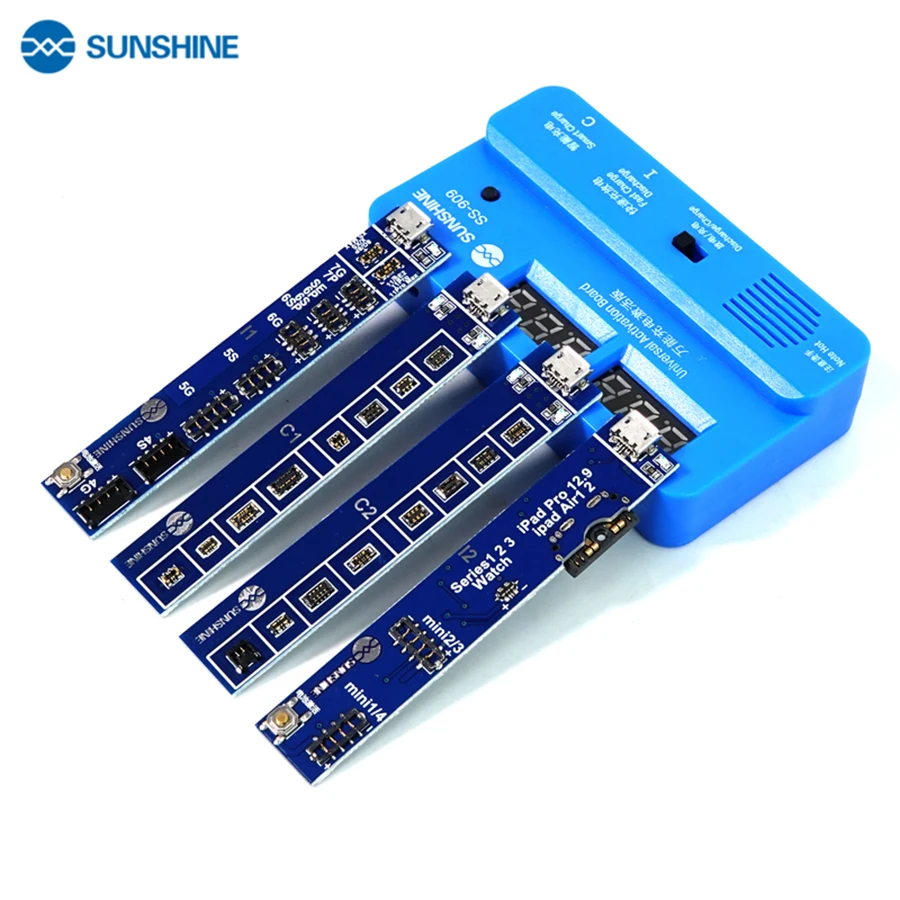 Activation Board Universal Smart Charging SS-909 SUNSHINE New Upgrade Fast Discharge Voltage Current Display For IP Android IPad
Activation Board Universal Smart Charging SS-909 SUNSHINE New Upgrade Fast Discharge Voltage Current Display For IP Android IPad