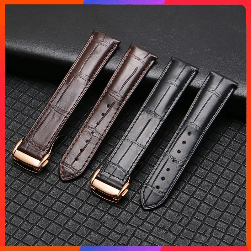 Crocodile Leather Watchband 19mm 20mm 21mm 22mm Black Brown Strap Replacement Belt For O-m-e-g Speedmaster Series Men's Bracelet
Crocodile Leather Watchband 19mm 20mm 21mm 22mm Black Brown Strap Replacement Belt For O-m-e-g Speedmaster Series Men's Bracelet