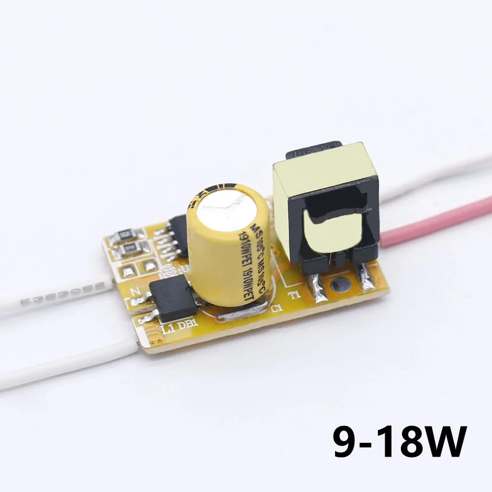 LED Driver 9W-18W Power Supply Constant Current 70-130mA DC30-160V Automatic Voltage Control Lighting Transformers For LED
LED Driver 9W-18W Power Supply Constant Current 70-130mA DC30-160V Automatic Voltage Control Lighting Transformers For LED