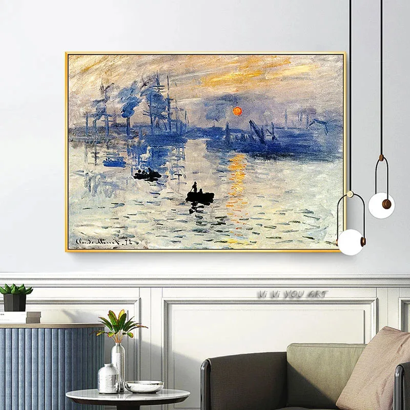 100%Hand-painted Impressionist Sunrise Abstract Oil Painting Art Picture For The Home Decoration Canvas Painting No Frame
100%Hand-painted Impressionist Sunrise Abstract Oil Painting Art Picture For The Home Decoration Canvas Painting No Frame