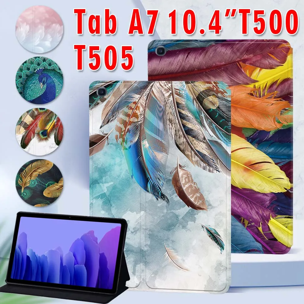 Feather Series Pattern Case for Samsung Galaxy Tab A7 10.4 Inch 2020 Stand Cover for Tab A7 SM-T500 SM-T505 Tablet Cover Case
Feather Series Pattern Case for Samsung Galaxy Tab A7 10.4 Inch 2020 Stand Cover for Tab A7 SM-T500 SM-T505 Tablet Cover Case
