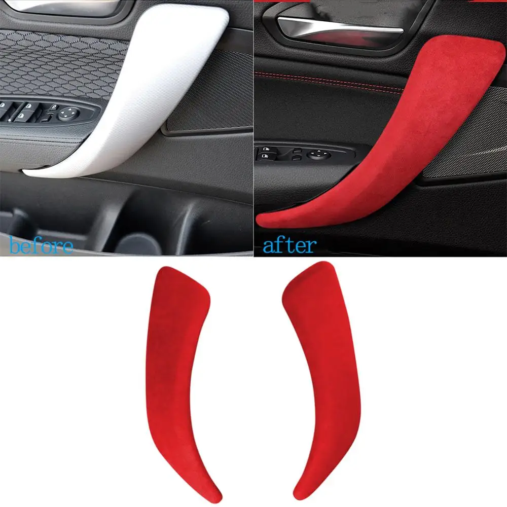 Car Fur Leather Inner Door Handle Cover Decorative Pad for BMW F20 F21 F22 F23 2012-2019
Car Fur Leather Inner Door Handle Cover Decorative Pad for BMW F20 F21 F22 F23 2012-2019