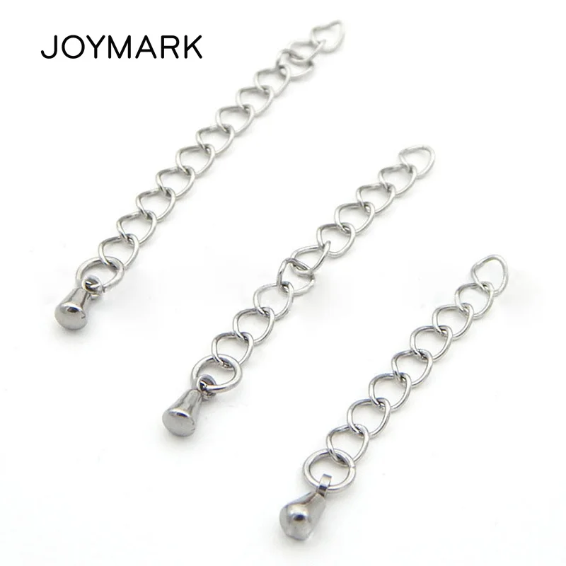 40mm-60mm 5 Sizes Stainless Steel Metal Extender Chain End Tail Chain DIY Bracelet Necklace Jewelry Findings 100pcs/lot BXGA014
40mm-60mm 5 Sizes Stainless Steel Metal Extender Chain End Tail Chain DIY Bracelet Necklace Jewelry Findings 100pcs/lot BXGA014