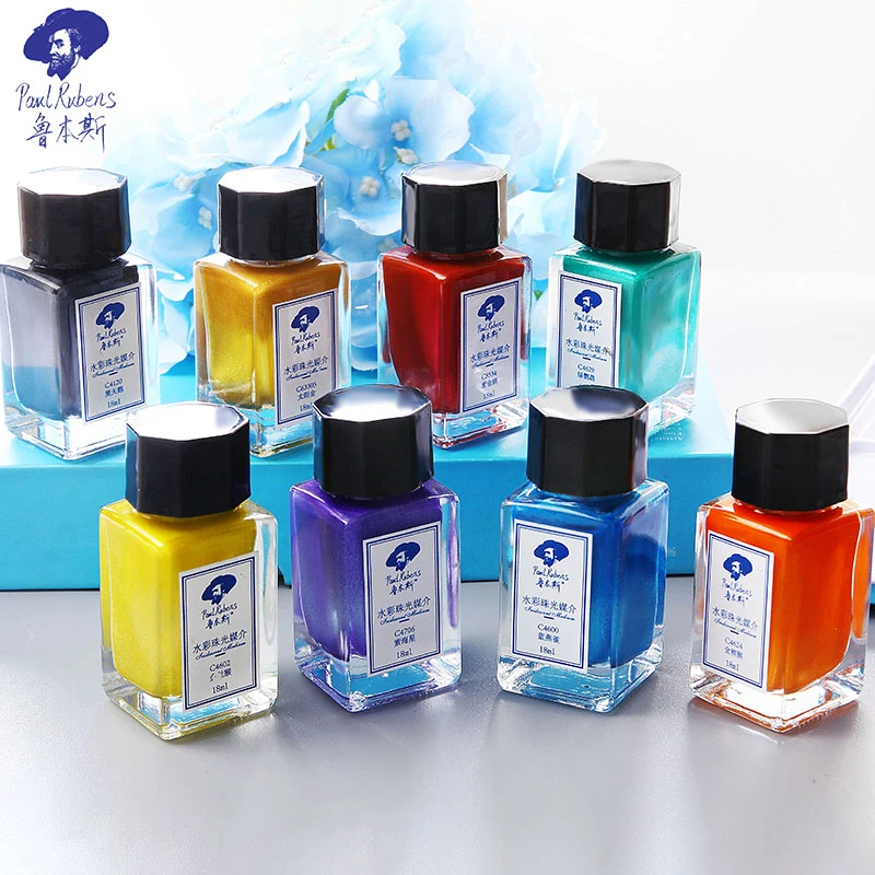 Rubens 18ml pearlescent medium 10 color set watercolor special gold powder pearlescent effect medium agent flicker effect medium
Rubens 18ml pearlescent medium 10 color set watercolor special gold powder pearlescent effect medium agent flicker effect medium