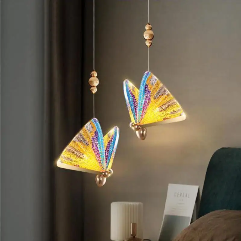Modern Simple Bar Pendant Lights Butterfly Single Head Luxury Staircase Hanging Lamp Dining Room Kitchen Pendant Lamp
Modern Simple Bar Pendant Lights Butterfly Single Head Luxury Staircase Hanging Lamp Dining Room Kitchen Pendant Lamp