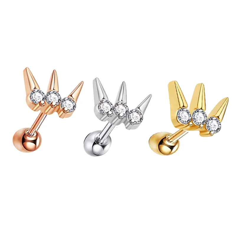 TIANCIFBYJS Wholesales Tragus Piercing Stud Gold Silver Rose Gold Screw Cone Cartilage Earrings Helix Bar For Women Men Earrings
TIANCIFBYJS Wholesales Tragus Piercing Stud Gold Silver Rose Gold Screw Cone Cartilage Earrings Helix Bar For Women Men Earrings