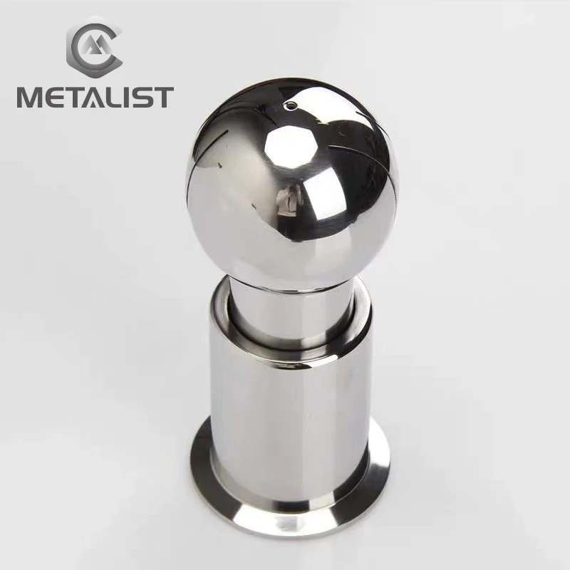 METALIST 38mm Pipe OD SS304 Sanitary Fitting Rotary Spray Ball Tank Cleaning Ball 50.5mm Ferrule OD Fit 1.5" Tri Clamp
METALIST 38mm Pipe OD SS304 Sanitary Fitting Rotary Spray Ball Tank Cleaning Ball 50.5mm Ferrule OD Fit 1.5" Tri Clamp