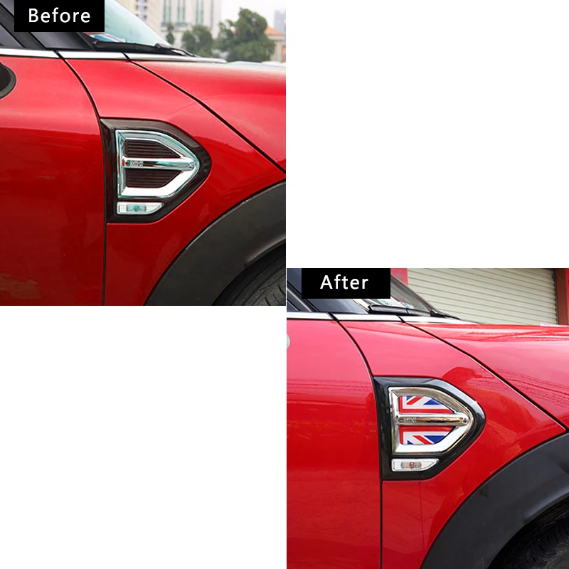 4pcs Car front fender 3D sticker decoration For BMW MINI Cooper F60 Countryman car accessories exterior styling Modification
4pcs Car front fender 3D sticker decoration For BMW MINI Cooper F60 Countryman car accessories exterior styling Modification