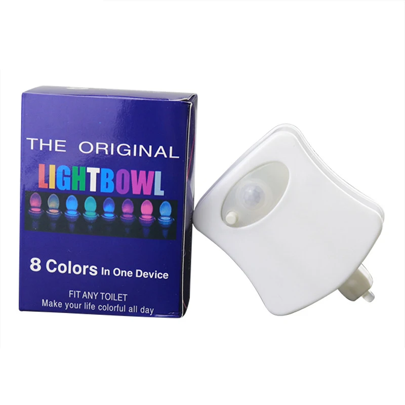 8 Colors Smart PIR Motion Sensor Toilet Seat Night Light Waterproof For Toilet Bowl LED Luminaria Lamp WC Toilet Light
8 Colors Smart PIR Motion Sensor Toilet Seat Night Light Waterproof For Toilet Bowl LED Luminaria Lamp WC Toilet Light