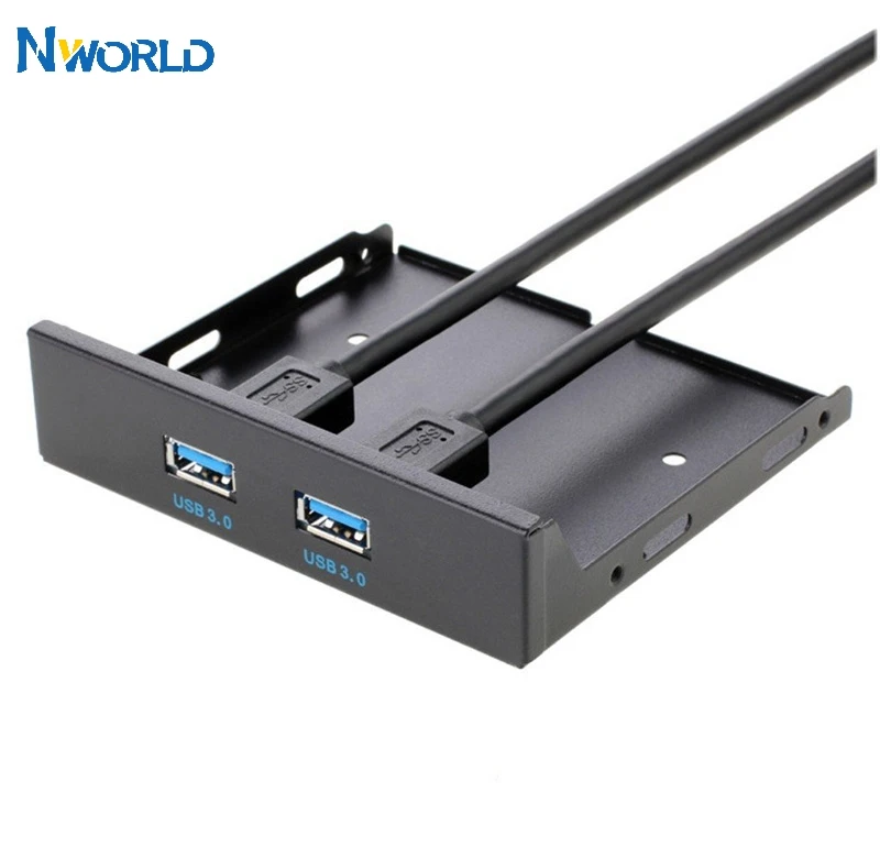 Nworld 20 Pin 2 Ports USB 3.0 Hub USB3.0 Front Panel Bracket Adapter Cable For PC Desktop 3.5 Inch Floppy Bay HDMI-compatible
Nworld 20 Pin 2 Ports USB 3.0 Hub USB3.0 Front Panel Bracket Adapter Cable For PC Desktop 3.5 Inch Floppy Bay HDMI-compatible