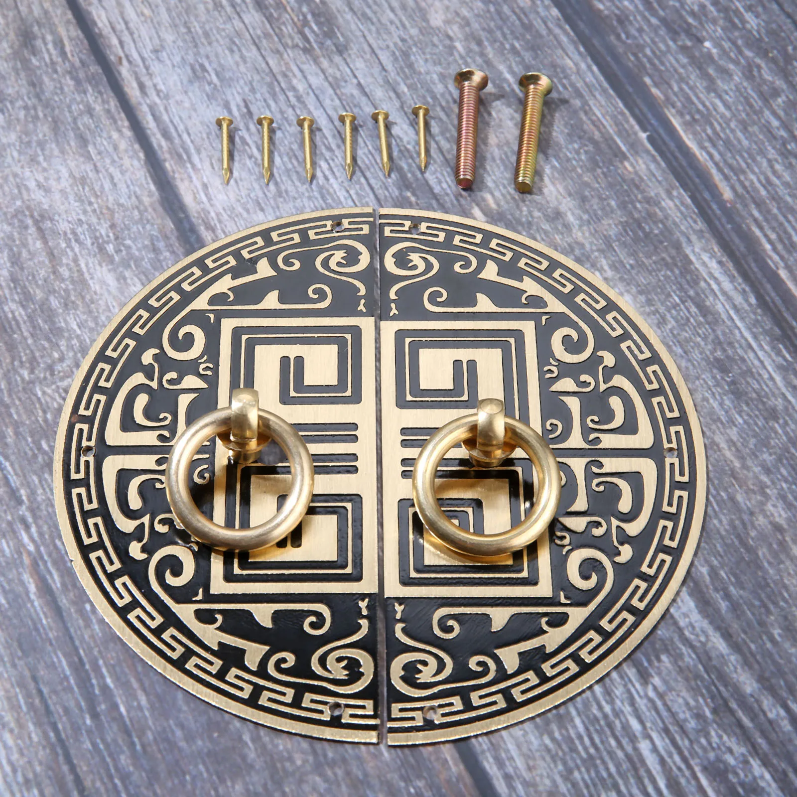 1 Pair Door Wardrobe Cupboard Doorplate Round Ring Pull Handle Cabinet Knobs And Handles Screw Mounting
1 Pair Door Wardrobe Cupboard Doorplate Round Ring Pull Handle Cabinet Knobs And Handles Screw Mounting