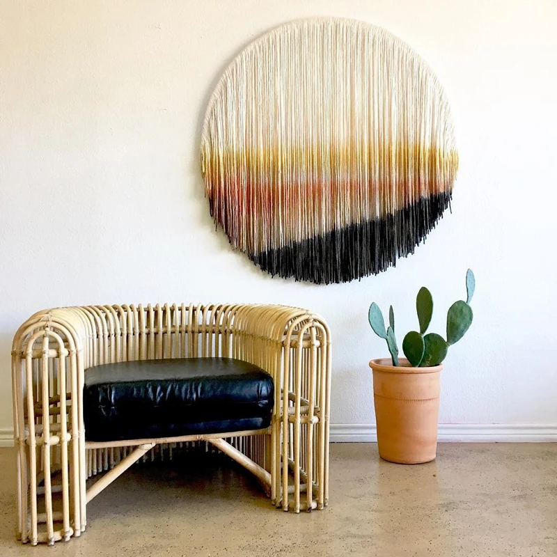 Wall Hanging Handmade Woven Fringed Tapestry 100% Cotton Boho Background Art Tapestries Wall Decoration for Home Living Room 
Wall Hanging Handmade Woven Fringed Tapestry 100% Cotton Boho Background Art Tapestries Wall Decoration for Home Living Room