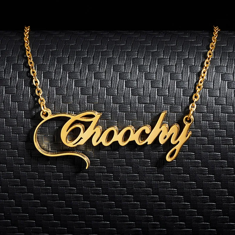 Custom Name Letter Necklace For Women Personalized Stainless Steel Gold Color Chain Customized Cursive English Jewelry Gift
Custom Name Letter Necklace For Women Personalized Stainless Steel Gold Color Chain Customized Cursive English Jewelry Gift