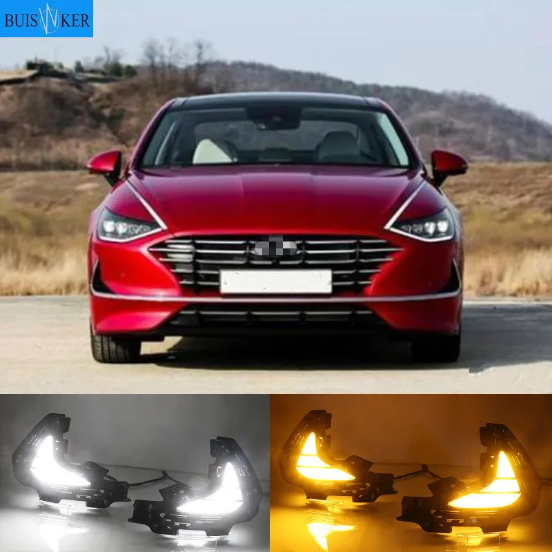 1 Pair Car LED Driving DRL Daytime Running Lights Daylight 12V ABS Fog Lamp Cover For Hyundai Sonata 2020
1 Pair Car LED Driving DRL Daytime Running Lights Daylight 12V ABS Fog Lamp Cover For Hyundai Sonata 2020
