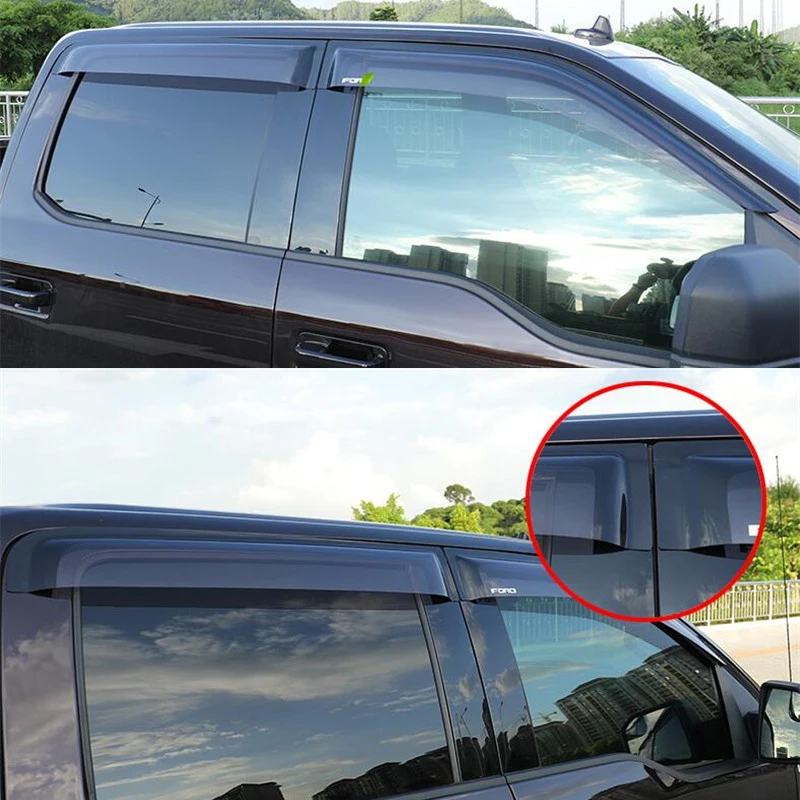 For Window Visor Ford Raptor F-150 F150 Side Wind Deflector Rain Guard Accessories 4door Side Spoiler 2017-2020 Year
For Window Visor Ford Raptor F-150 F150 Side Wind Deflector Rain Guard Accessories 4door Side Spoiler 2017-2020 Year