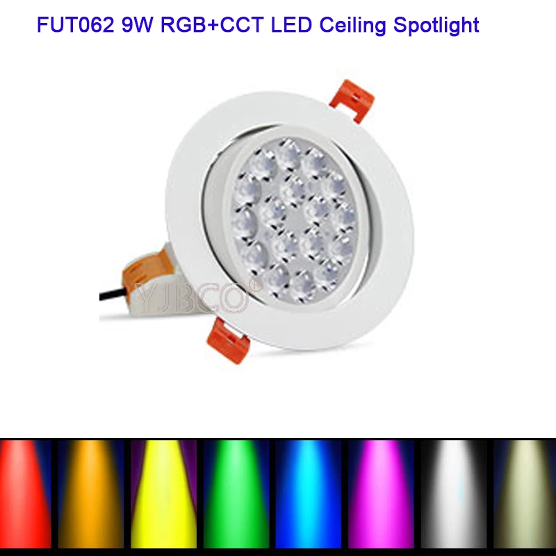 Светодиодный потолочный прожектор Miboxer 9 Вт RGB + CCT FUT062 AC86-265V круглый регулируемый беспроводной Wi-Fi светильник
Светодиодный потолочный прожектор Miboxer 9 Вт RGB + CCT FUT062 AC86-265V круглый регулируемый беспроводной Wi-Fi светильник