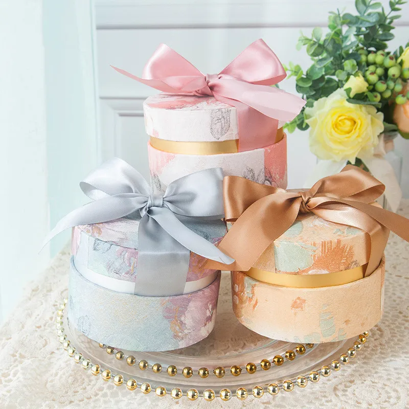 Round Flannelette Elegant Wedding Favor Birthday Party Box Holder Sugar Tea Gift Decoration Package Display Boxes
Round Flannelette Elegant Wedding Favor Birthday Party Box Holder Sugar Tea Gift Decoration Package Display Boxes