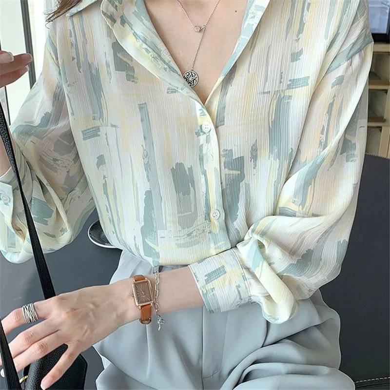 Spring Summer Ladies Shirt Office OLStyle Temperament Blouses Long Sleeve Polo-Neck Ropa De Mujer Casual Tops Blusas MM0541
Spring Summer Ladies Shirt Office OLStyle Temperament Blouses Long Sleeve Polo-Neck Ropa De Mujer Casual Tops Blusas MM0541