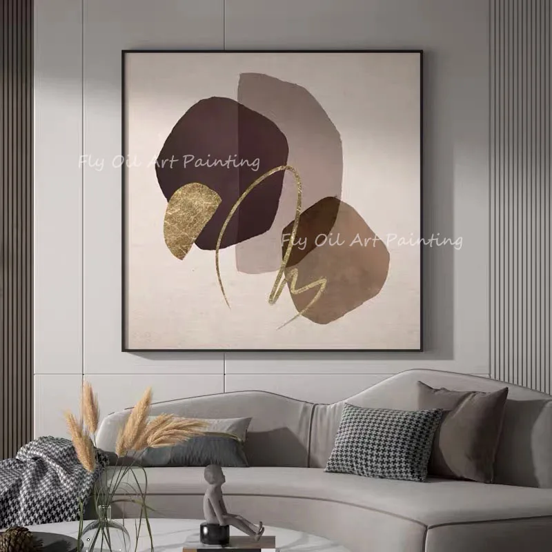 High Quality 100% hand painted Gold Foil Landscape Oil Painting Handmade Modern Paintings On Canvas Home Office Wall Decoration
High Quality 100% hand painted Gold Foil Landscape Oil Painting Handmade Modern Paintings On Canvas Home Office Wall Decoration