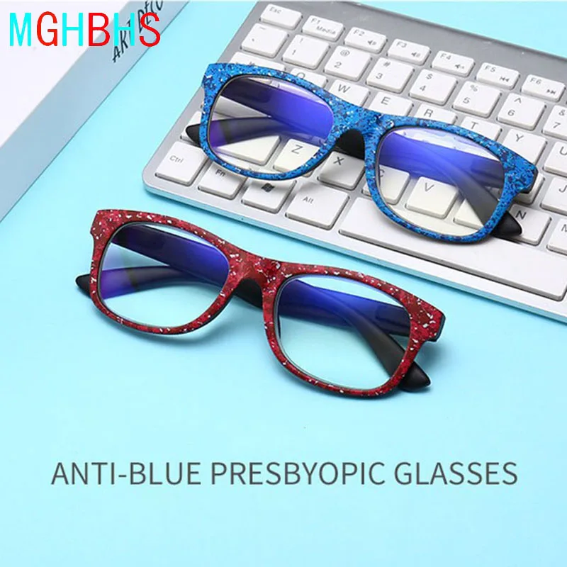 New ladies blue reading glasses fashion men's anti-radiation anti-fatigue reading glasses
New ladies blue reading glasses fashion men's anti-radiation anti-fatigue reading glasses