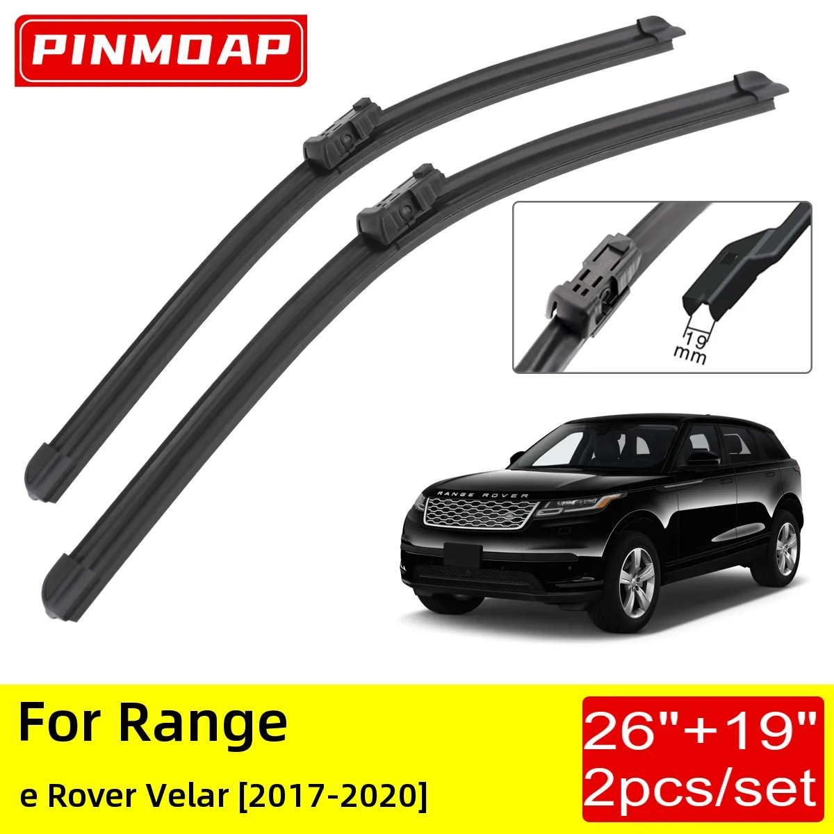 For Range e Rover Velar 2017 2018 2019 2020 Front Wiper Blades 26"+ 19" Brushes Cutter Accessories Rubber Windshield Wiper
For Range e Rover Velar 2017 2018 2019 2020 Front Wiper Blades 26"+ 19" Brushes Cutter Accessories Rubber Windshield Wiper