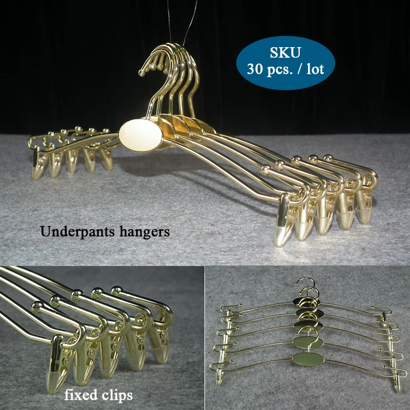 Low price Lady Bra or underpants hangers Wardrobe Storage Plated metal color Wire Bikini clothes Hanger for Bra underwear store
Low price Lady Bra or underpants hangers Wardrobe Storage Plated metal color Wire Bikini clothes Hanger for Bra underwear store
