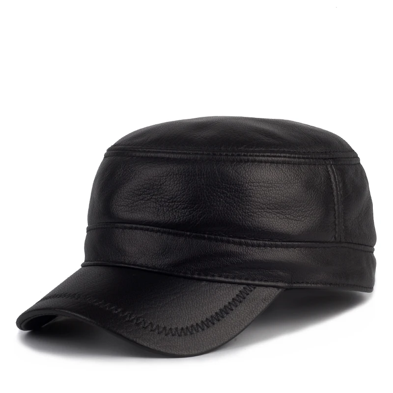 Harppihop Men's genuine leather baseball cap hat brand new spring real cow skin leather hats caps
Harppihop Men's genuine leather baseball cap hat brand new spring real cow skin leather hats caps