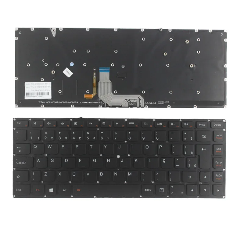Новая Бразильская Клавиатура для ноутбука с подсветкой BR Для Lenovo ThinkPad Yoga 4 PRO Yoga 900
Новая Бразильская Клавиатура для ноутбука с подсветкой BR Для Lenovo ThinkPad Yoga 4 PRO Yoga 900