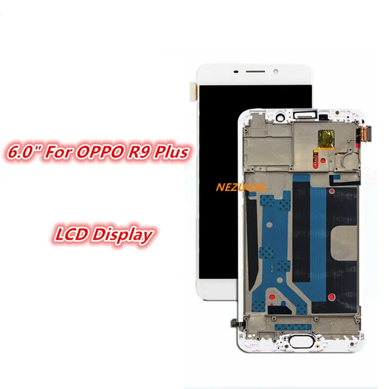 6.0" For OPPO R9 Plus LCD Display Touch Screen Digitizer Assembly With Frame Replacement Parts For OPPO R9Plus X9079
6.0" For OPPO R9 Plus LCD Display Touch Screen Digitizer Assembly With Frame Replacement Parts For OPPO R9Plus X9079