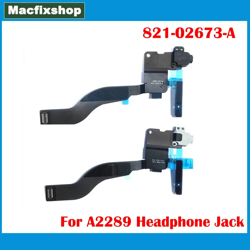 Original A2289 Headphone Jack 821-02673-A 2020 For Macbook Pro 13.3" A2289 Power Audio Board with Cable White Black Replacement
Original A2289 Headphone Jack 821-02673-A 2020 For Macbook Pro 13.3" A2289 Power Audio Board with Cable White Black Replacement