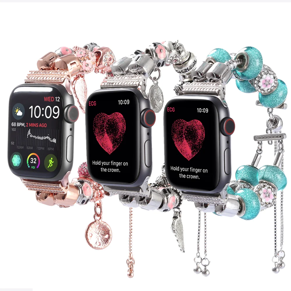 DIY Diamond strap for Apple watch 7 6 5 4 SE 40mm 44mm Metal charm bracelet for iwatch series 3 38mm 42mm stainless steel strap
DIY Diamond strap for Apple watch 7 6 5 4 SE 40mm 44mm Metal charm bracelet for iwatch series 3 38mm 42mm stainless steel strap
