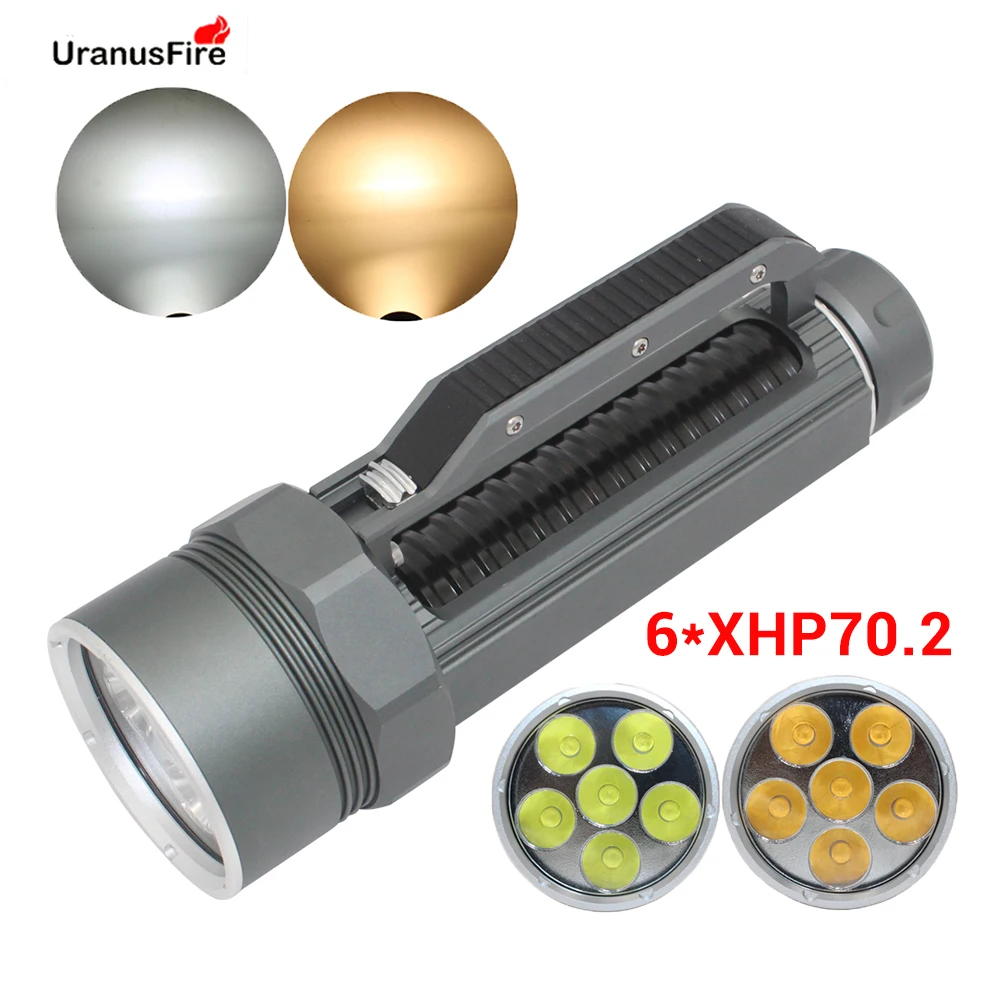 Супер яркий XHP70.2 светодиодный фонарик для дайвинга, 26650, 32650, водонепроницаемый, 100 м, подводный, лм, 6 * xhp70, 2 лампа для дайвинга
Супер яркий XHP70.2 светодиодный фонарик для дайвинга, 26650, 32650, водонепроницаемый, 100 м, подводный, лм, 6 * xhp70, 2 лампа для дайвинга