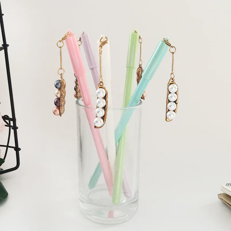30pcs Creative Popular Pendant Gel Pen Color Pearl Pea Clip Student Writing Pen Stationery Gel Pens
30pcs Creative Popular Pendant Gel Pen Color Pearl Pea Clip Student Writing Pen Stationery Gel Pens