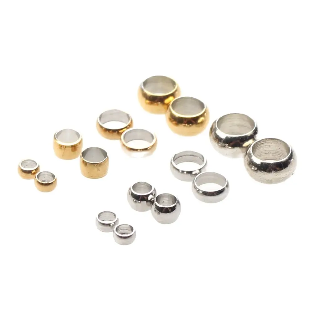 50Pcs/Lot Stainless Steel For Adjustable Core Inside Positioning Stopper Beads Fit 0.8/1.0/1.5/2.0MM Rope Necklace DIY Jewelry
50Pcs/Lot Stainless Steel For Adjustable Core Inside Positioning Stopper Beads Fit 0.8/1.0/1.5/2.0MM Rope Necklace DIY Jewelry