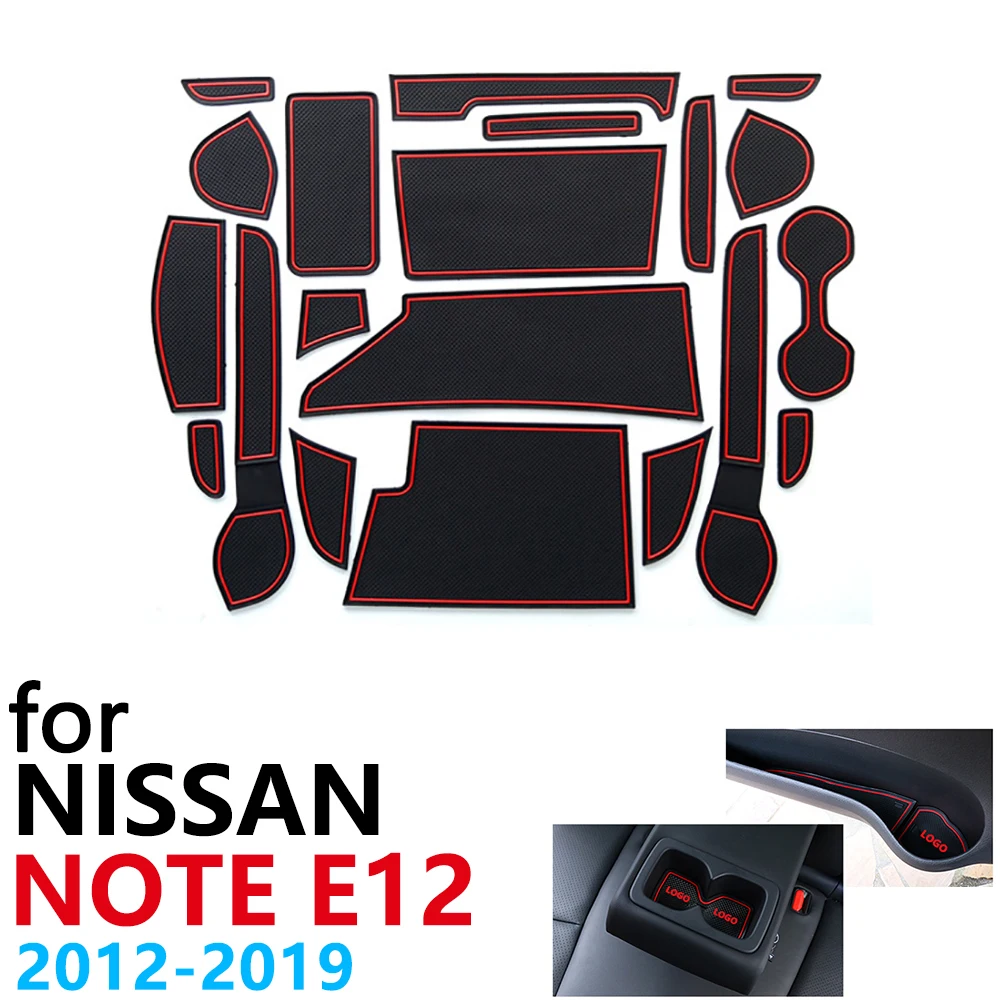 Anti-Slip Rubber Cup Cushion Door Groove Mat for Nissan Note E12 2012~2019 Accessories Car Stickers Mat for Phone Versa 2018
Anti-Slip Rubber Cup Cushion Door Groove Mat for Nissan Note E12 2012~2019 Accessories Car Stickers Mat for Phone Versa 2018