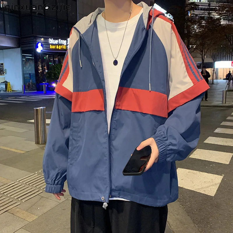 Men's Windbreaker Jackets Cardigan Male New Japanese Style Techwear Hooded Print Coats Casual Clothing Autumn 2021 Dropshipping
Men's Windbreaker Jackets Cardigan Male New Japanese Style Techwear Hooded Print Coats Casual Clothing Autumn 2021 Dropshipping