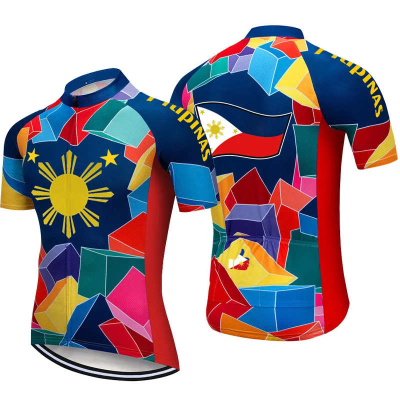 Philippines Team Shorts Sleeve Cycling Jersey Bike Jacket MTB Wear Maillot Ciclismo Top Mountain Bicycl Motocross Sport Clothing
Philippines Team Shorts Sleeve Cycling Jersey Bike Jacket MTB Wear Maillot Ciclismo Top Mountain Bicycl Motocross Sport Clothing