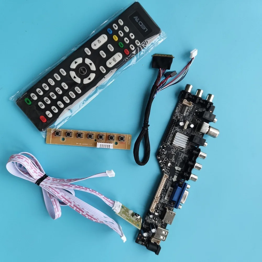 Kit For LTN140AT22-L01 TV LVDS USB remote 1366X768 controller board digital DVB-T DVB-T2 40pin WLED VGA LED HDMI-compatible 14"
Kit For LTN140AT22-L01 TV LVDS USB remote 1366X768 controller board digital DVB-T DVB-T2 40pin WLED VGA LED HDMI-compatible 14"