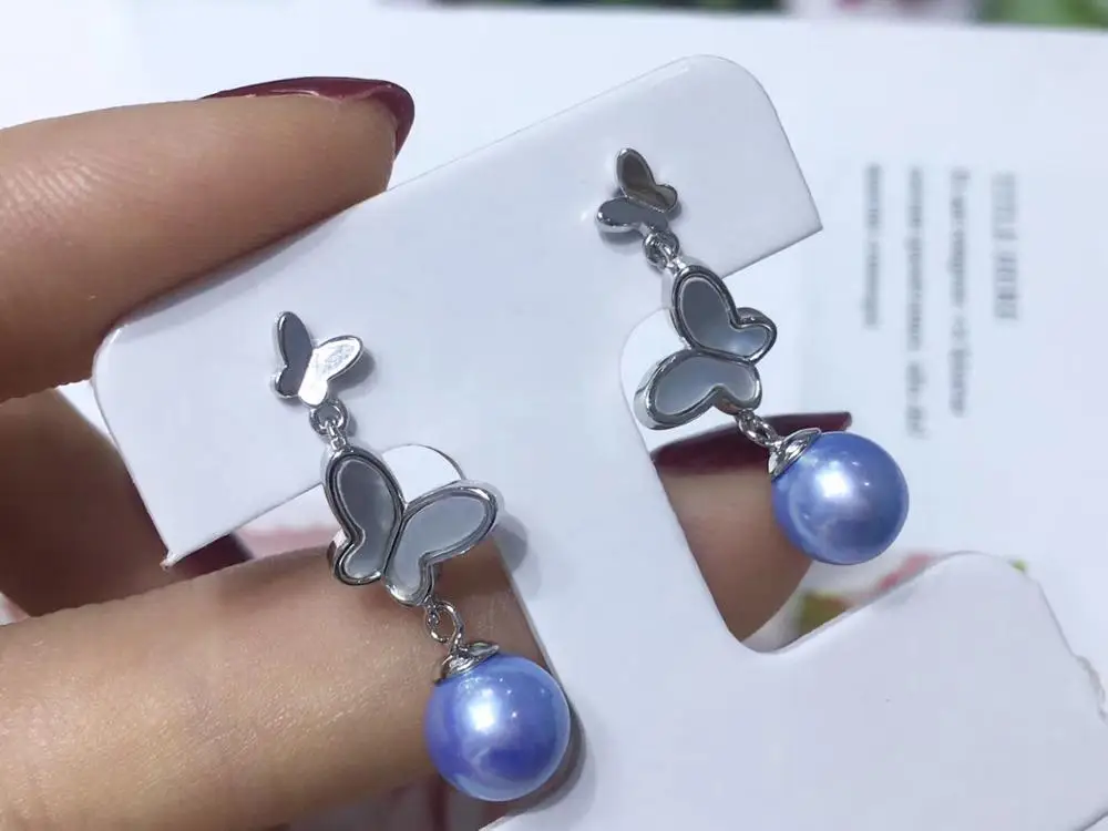 Butterfly 925 Sterling Silver Earrings Base Fashion Findings Exquisite Jewelry Parts Fittings Women's Accessories for Pearls
Butterfly 925 Sterling Silver Earrings Base Fashion Findings Exquisite Jewelry Parts Fittings Women's Accessories for Pearls