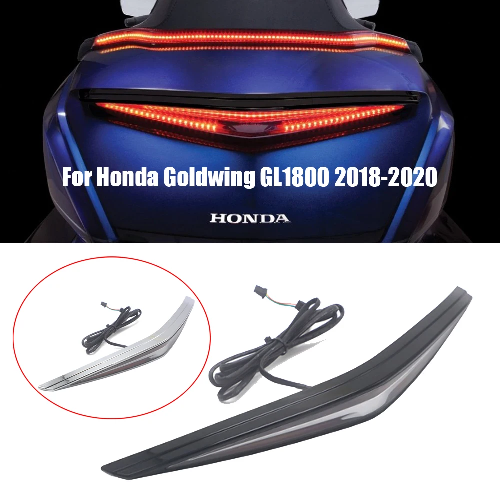 Хромированный и черный задний багажник мотоцикла, указатель поворота, светодиодный стоп-сигнал для Honda Goldwing GL1800 2019 2018-2020
Хромированный и черный задний багажник мотоцикла, указатель поворота, светодиодный стоп-сигнал для Honda Goldwing GL1800 2019 2018-2020