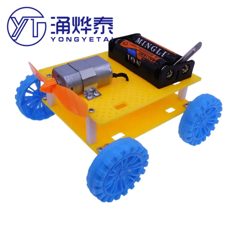 YYT Double-layer wind-powered electric wind-powered vehicle assembled toy car scientific experiment without battery
YYT Double-layer wind-powered electric wind-powered vehicle assembled toy car scientific experiment without battery