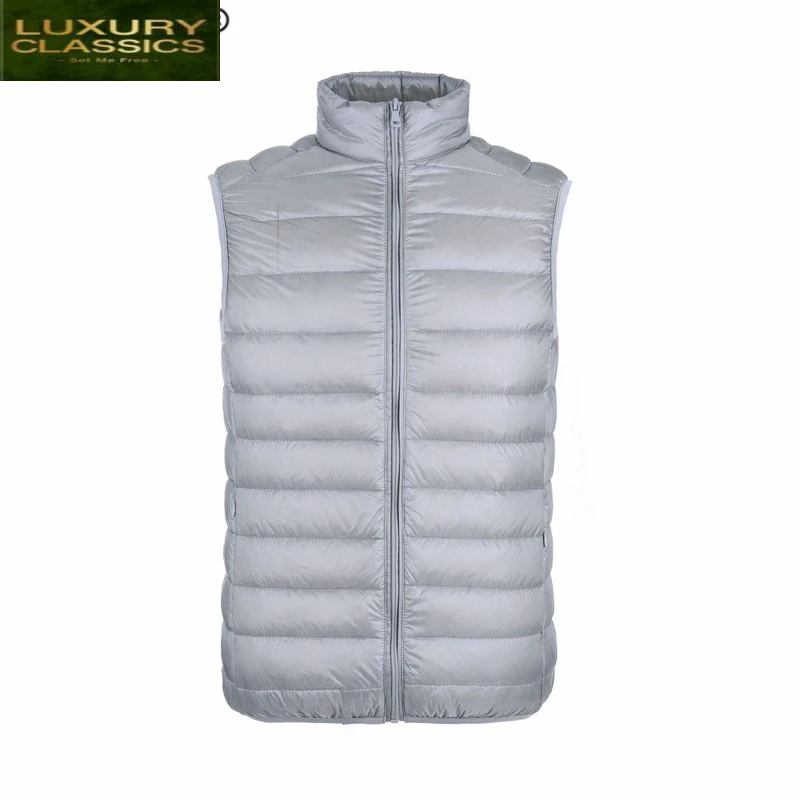 Size Men Sleeveless Plus Coat Winter Ultra Light White Duck Down Vest Male Slim Vest Men's Windproof Warm Waistcoat 9687
Size Men Sleeveless Plus Coat Winter Ultra Light White Duck Down Vest Male Slim Vest Men's Windproof Warm Waistcoat 9687