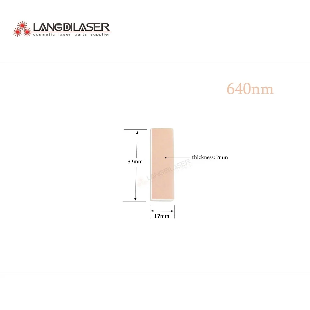 640~1200nm Hair Remove / Long Pass Optic Filter / Dimension : 37*17*2mm / IAD Hard Coating Film
640~1200nm Hair Remove / Long Pass Optic Filter / Dimension : 37*17*2mm / IAD Hard Coating Film