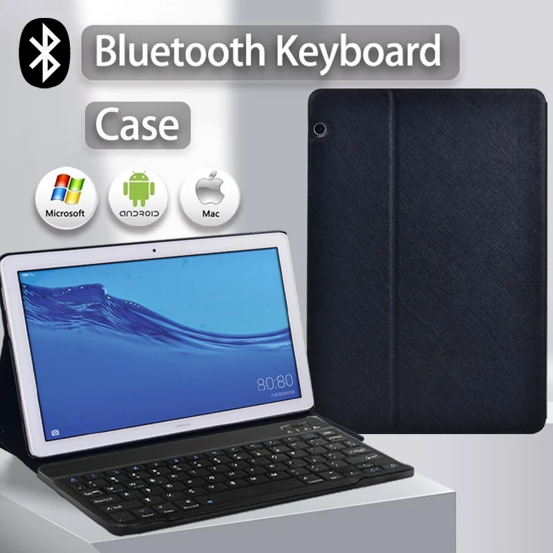Tablet Case for Huawei MediaPad T5 10 10.1 Inch High Quality Flip Stand Cover Case + Wireless Keyboard Bluetooth Keyboard + Pen
Tablet Case for Huawei MediaPad T5 10 10.1 Inch High Quality Flip Stand Cover Case + Wireless Keyboard Bluetooth Keyboard + Pen