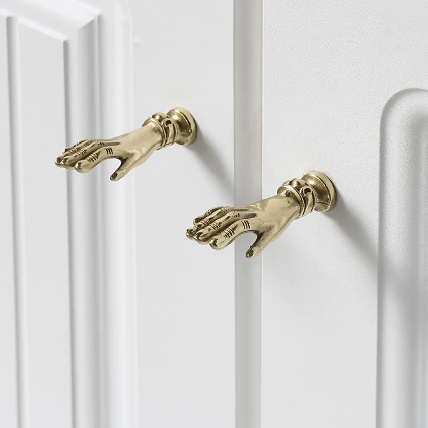 Top Quality Creative Solid Brass Kitchen Cabinet Furniture Door Handle Palm Model Drawer Shoe Cabinet Tv Cabinet Cupboard Knob
Top Quality Creative Solid Brass Kitchen Cabinet Furniture Door Handle Palm Model Drawer Shoe Cabinet Tv Cabinet Cupboard Knob