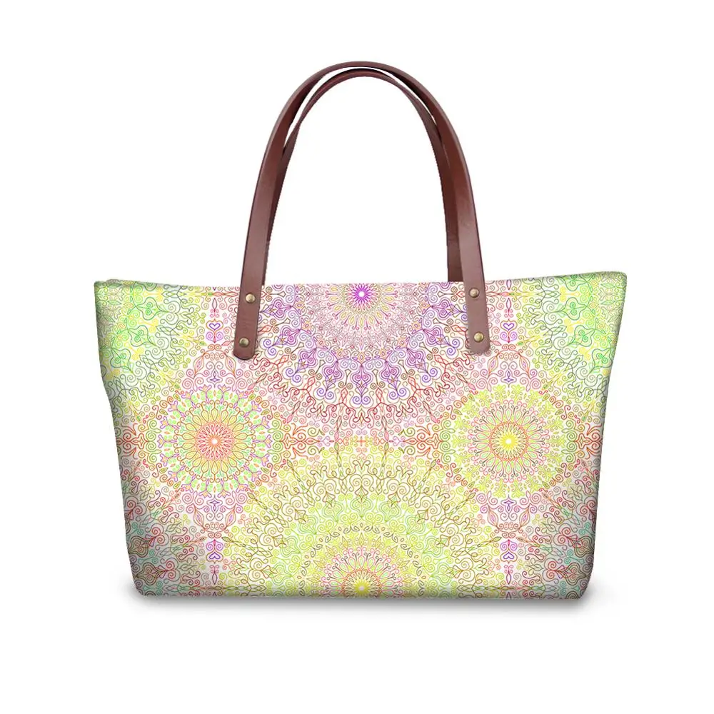 Brand Female Bag Luxury Handbags Fashion light Color Mandala Printing Tote Bags For Women Shoulder Bag Shopper Women's Handbag
Brand Female Bag Luxury Handbags Fashion light Color Mandala Printing Tote Bags For Women Shoulder Bag Shopper Women's Handbag