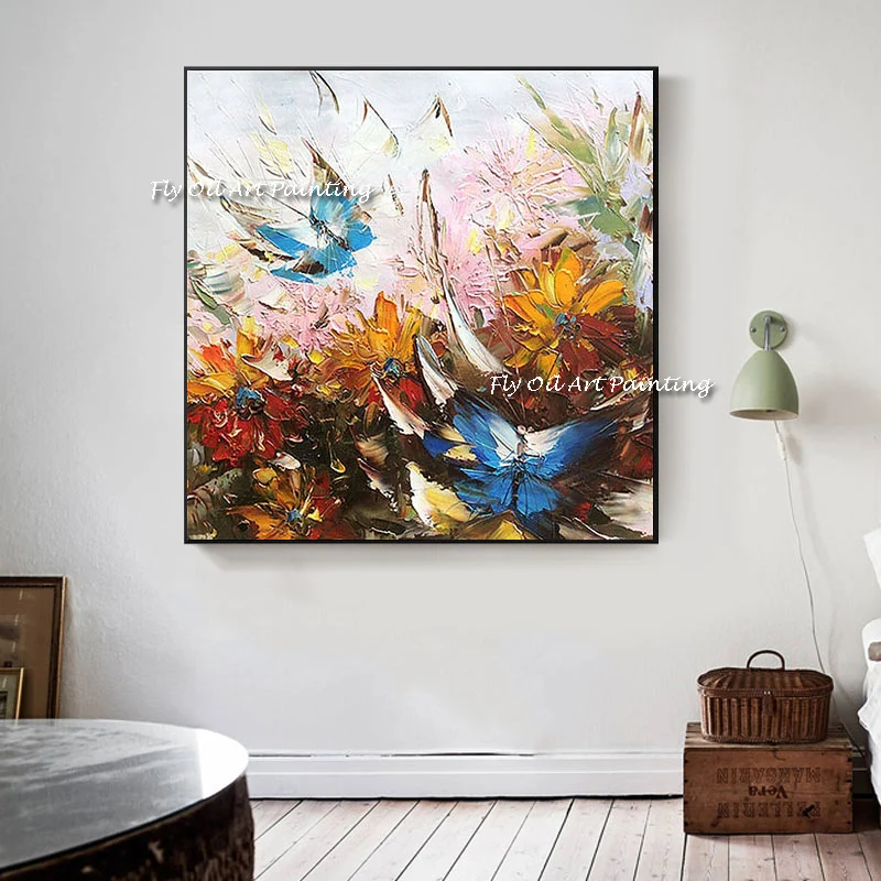 The Animal Oil Painting Christmas Gift Beautiful Butterfly Handmade Nature Posters Flower Sea Wall Pictures for Home Decoration
The Animal Oil Painting Christmas Gift Beautiful Butterfly Handmade Nature Posters Flower Sea Wall Pictures for Home Decoration